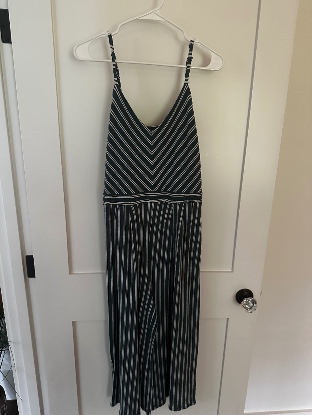 Teal Striped Jumpsuit/Jumper